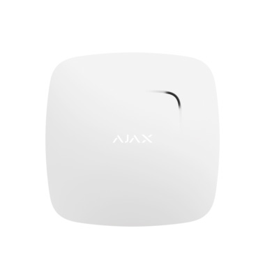 AJAX FireProtect WH - vezeték nélküli füst és hőérzékelő (fehér)