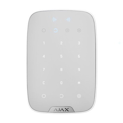 AJAX Keypad Plus WH - vezeték nélküli proxy kezelő (fehér)