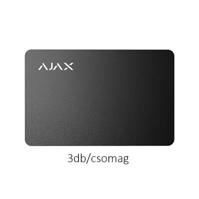 AJAX PASS BL 3 fekete proxy kártya (3db/csomag)