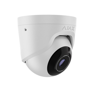 AJAX TURRETCAM 8MP IP dome kamera (WH)