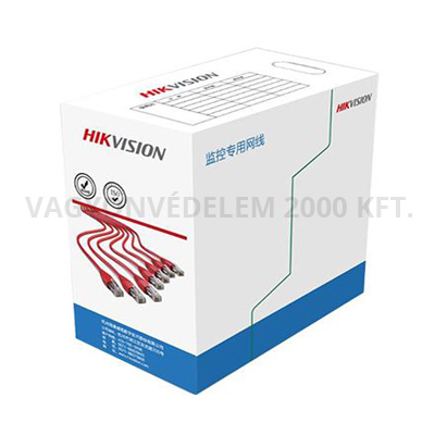 UTP Cat5 fali kábel - Hikvision DS-1LN5E-E/E (305fm dobozos kiszerelés)