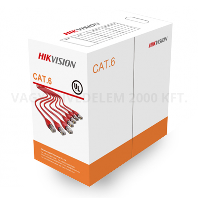 UTP Cat6 fali kábel - Hikvision DS-1LN6-UU (305fm dobozos kiszerelés)