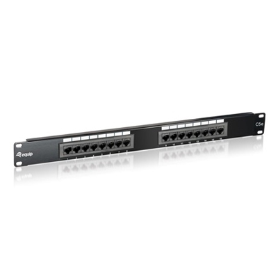 EQUIP 16 port Patch panel (1U) - CAT5e (235316)
