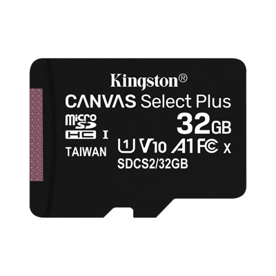 32GB Kingston Canvas Select Plus CL10 microSDXC memóriakártya (SDCS2/32GBSP)