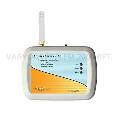 MobilTherm-1M GSM hőfokszabályzó és hőfokriasztó (beépített akku)