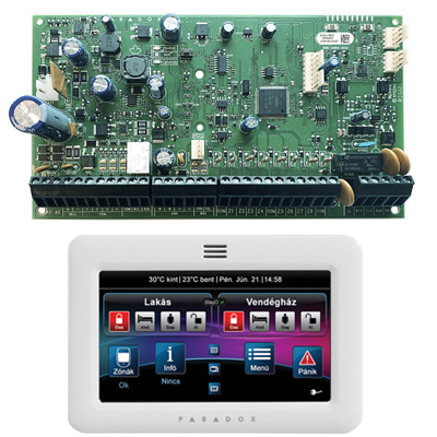 PARADOX EVO HD TM50 fehér érintőképernyős kezelővel