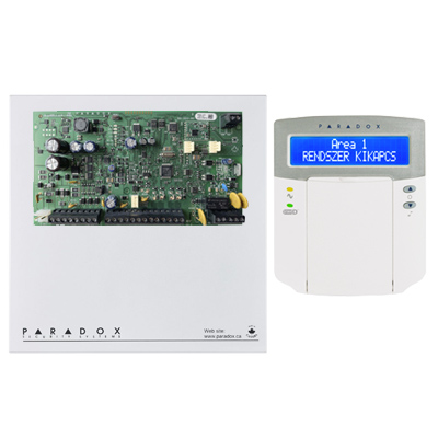 PARADOX MG5050+ szett (K32LCD+ kezelő, fémdoboz)