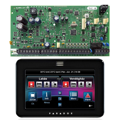 PARADOX MG5050+ TM50 fekete érintőképernyős kezelővel