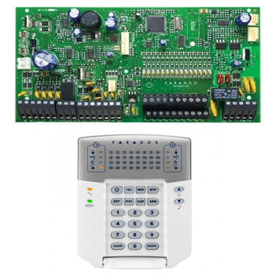 PARADOX SP7000+ K32LED+ LED kezelővel