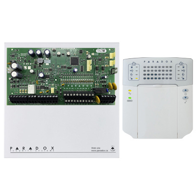 PARADOX SP7000+ szett (K32LED+ kezelő, fémdoboz)