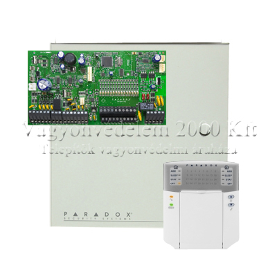 PARADOX SP7000/K32LED+ 32 zónás LED kezelővel