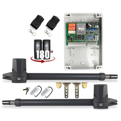 PROTECO KIT LEADER 5 kétszárnyú kapunyitó szett ECO2 vezérléssel (KA)