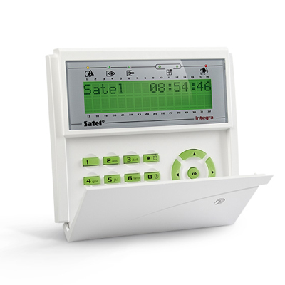 Satel INTKLCDGR LCD kezelő Integra riasztóközponthoz