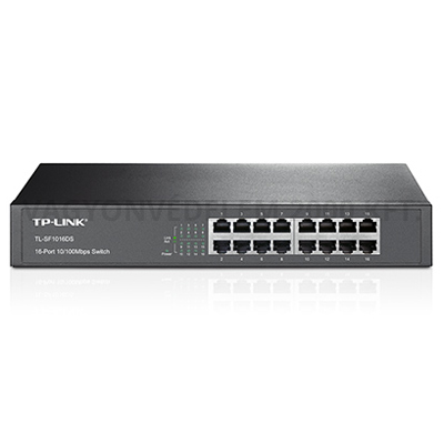 TP LINK TL-SF1016DS 10/100Mbps 16 portos rack switch