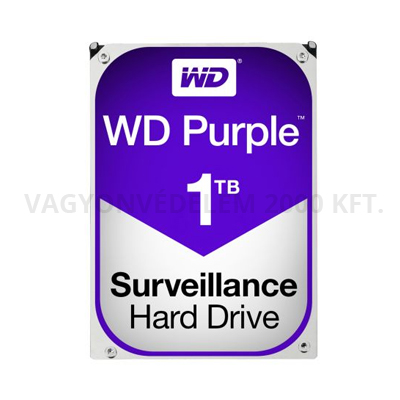 HDD WD 1TB Purple SATAIII 64MB cache winchester